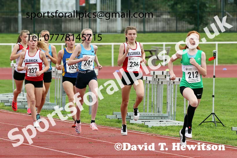 Women and Girls 800 metres, 2021 North Eastern Track and Field Champs., Middesbrough. Photo: David T. Hewitson/Sports for All Pics